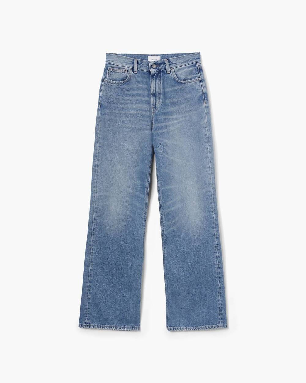 NEW HAIKURE women's korea denim pants in nordic blue